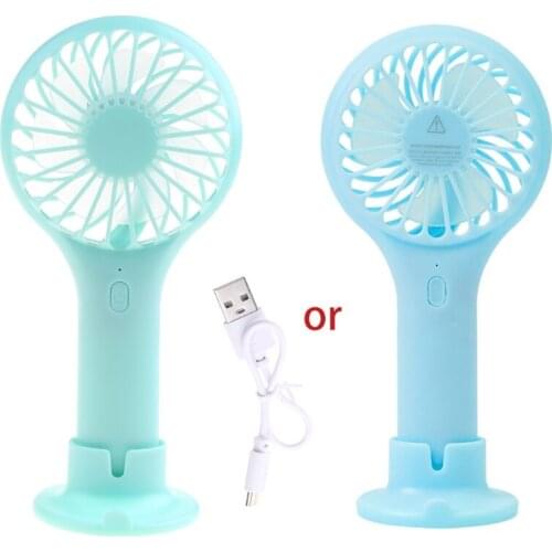 Mini Portable Air Cooler Handheld Fan USB Rechargeable Small Personal Cooling N0PF