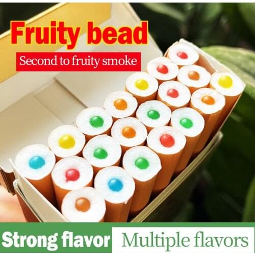 Fashion Gift Tobacco Pops Beads Fruit Flavour Mint Flavor Cigarette Holder Smoking Accessories Men Gift Filter