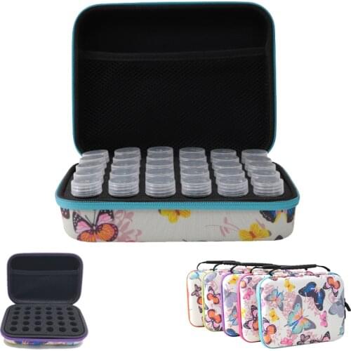 30Grids 5d diy Diamond Painting kit Storage Box Butterfly Handbag with Bottles accessoires Embroidery Tools diamond mosaic Case