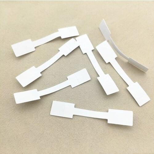 New Arrival! 68mm x12mm 1000pcs or so/lot white paper Jewelry display label sticker tag for Jewelry Accessories Findings