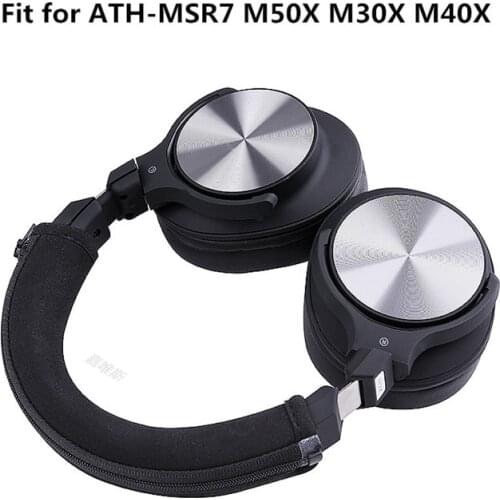 Replacement Micro-ball Velvet Headband Cushion ath m40x ear pads for m40x ATH-M40 ATH-MSR7 M50X M30X M40X Headphones