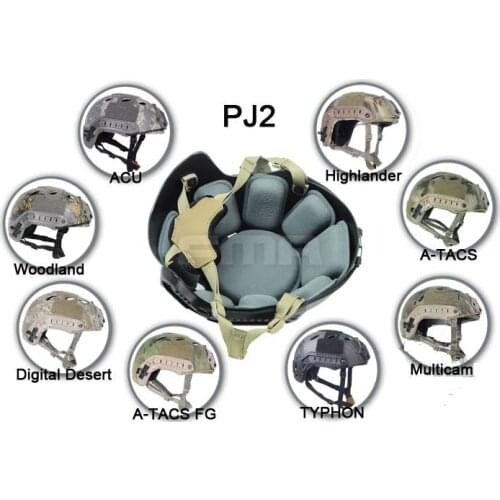 Tactical PJ helmet series simple version cycling helmet PJ2 net color MC/ATFG/DD/ACU/SW/HLD/AT/TYP
