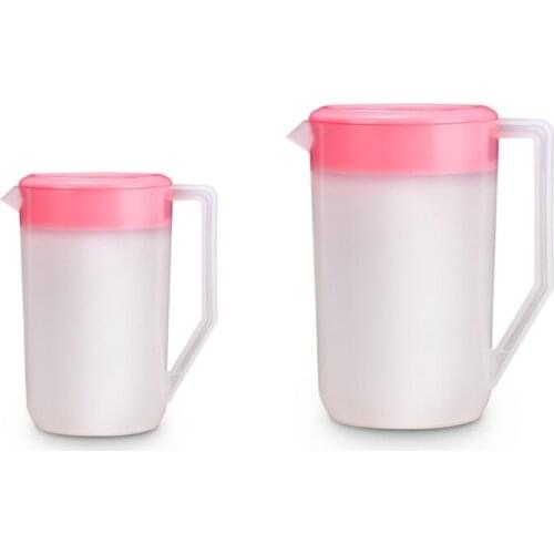 Heat-Resistant Thickened Home Water Pitcher Ice Guard Tea Pot Kettle Jug Durable Bar Curling Cold Beverages Juice Pot Kitchen Ke