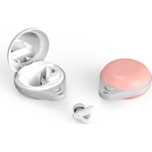 T20s TWS 5.0 Bluetooth Earphones HIFI Mini Wirelesse earbuds HD Binaural Call Headsets With Portable Mirror 2020 new product