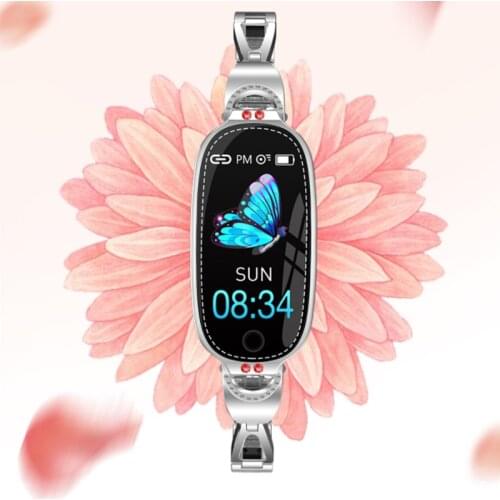 F18 Waterproof Smart Watch Women Lovely Bracelet Heart Rate Monitor Sleep Fashion Smart Bracelet Connect IOS Android