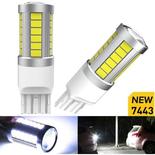 2X LED Brake Light Parking Bulb T20 7443 W21/5W 1157 BA15S For Hyundai Solaris Accent I30 Elantra ix35 Santa Fe Sonata Tucson