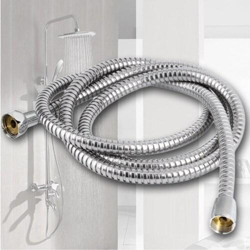 3M/2M/1.5M Stainless Steel Shower Hose Faucet Hose Flexible Shower Hose Thick Silicone Bathroom Shower Head Hose Pipe Washers