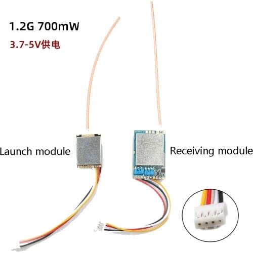 1PCs 1.2G 700MW FPV Wireless Figure Pass Transmitting and Receiving Module DIY Spare Parts for RC Racing Flight Controller Drone