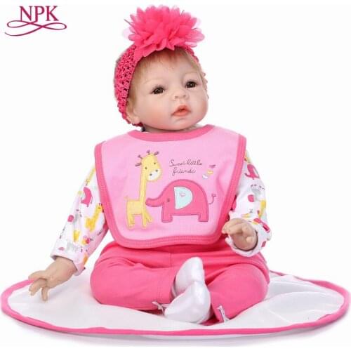 NPK reborn doll with soft real gentle touch lifelike wholesale baby dolls fashion doll with soft PP cotton body