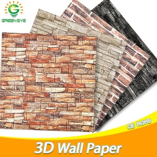 3D Wall paper Marble Brick Peel and Self-Adhesive Wall Stickers Waterproof DIY Kitchen Bathroom Home Wall Stick PVC Tiles Panel