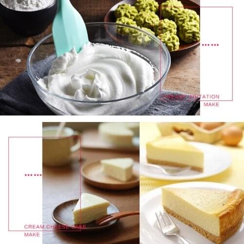 Silicone Spatula Cream Spatula Scraper Non-stick Heat-Resistant Baking Tool pjop