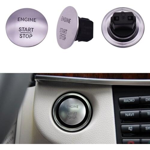 Universal For Mercedes Benz Keyless Go Start Stop Engine Button Ignition Switch Cover W205 C200 A45 G55 S63 ML350 GLK350 S350