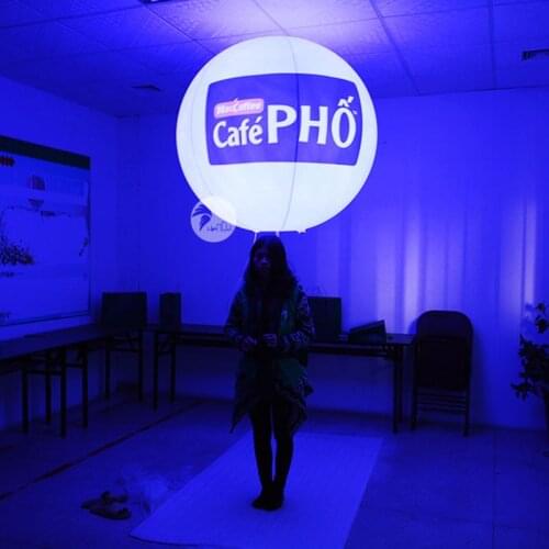 Pattern Custom PVC Brand Promotion Party Advertising LED Inflatable Backpack Balloon