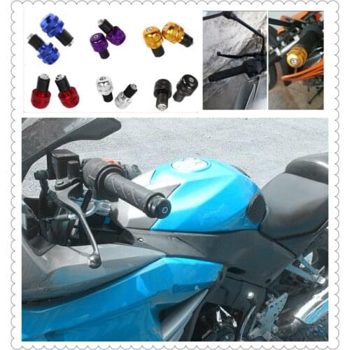 7/8" 22mm motorcycle handlebar traffic jam plug cap end plug for SUZUKI GSX250 GSX550 GSX600 FJ-FV GN72A Katana GSXR1000