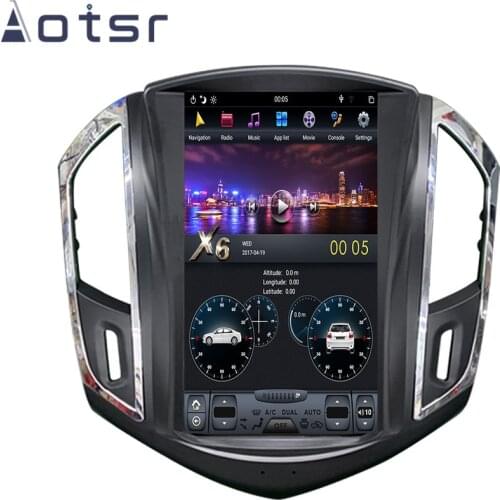 Android 8.1 Tesla style Car DVD GPS navigation for Chevrolet Cruze 2012-2015 Car radio player Auto stereo headunit tape recorder