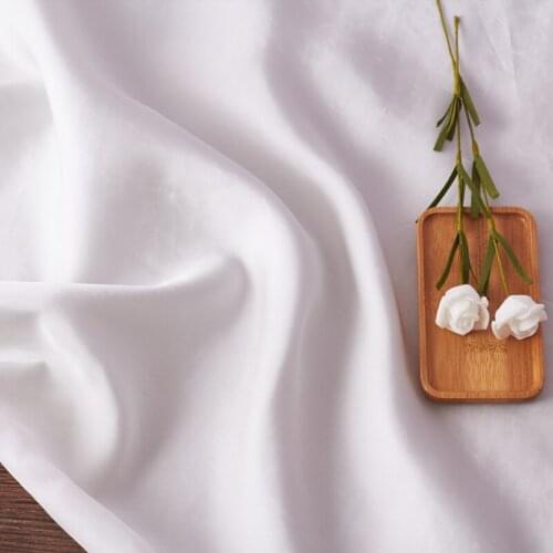 Brand in spring and summer fabric Pure white tissu High-grade clothing gown fabrics