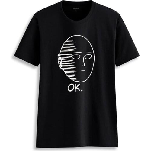 New One Punch Man Cosplay TShirt Cotton Printed Casual Loose Female Male Cool Summer T-shirt Tee Tops Cosplay Costume Top