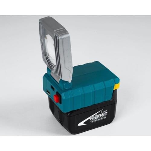 14.4V/18V/20V LED Working Light Lamp Li-ion Battery Supply for Makita Battery Power Tool Electric Tool Part Home Decoration