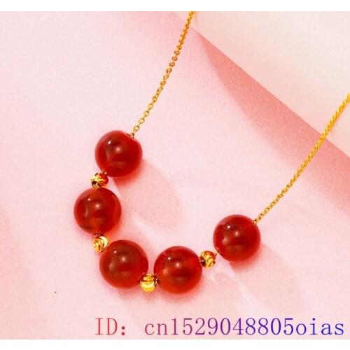 Jade Bead Pendant Hetian Gifts Amulet Women Fashion Jewelry Necklace 925 Silver Charm Chalcedony Natural Chinese