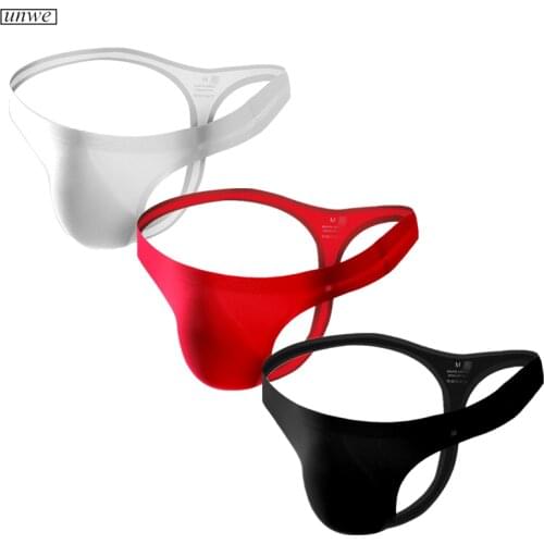 M-XXXL Brand Sexy G-String Men Enhance Bugle Pouch Thongs Thin Silky Gay Men Seamless Underwear