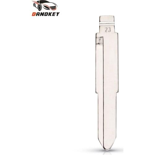 Dandkey NO.23 Metal Blank Flip Folding KD Remote Car Uncut Key Blade For Old Mitsubishi For Suzuki Alto For Dongnan Key Blade