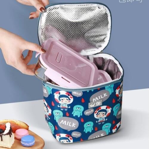 Multifunction Lunch Bag Work Lunchbox Thermal Handbag Aluminum Foil Thickened Cooler Packing Pouch Keep Warm Accessories Supplie