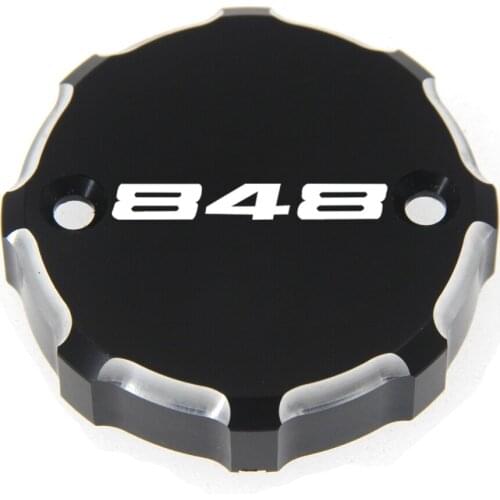 Motorcycle Front Brake Fluid Reservoir Cover Cap For Ducati 848 2007 2008 2009 2010