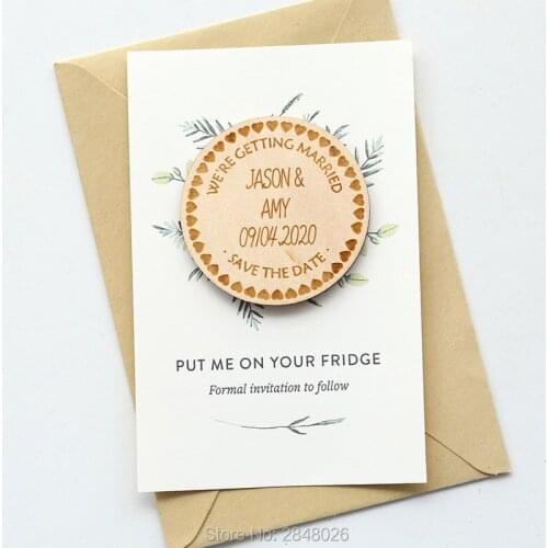 Personalized Rustic lace heart save the date magnet, Wooden Saved the Date,Wedding birthday baby bridal shower party favors gift