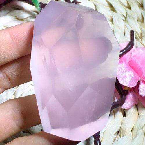 Rose quartz free from