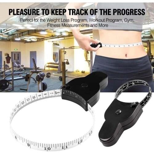 Self-tightening Body Measuring Ruler Sewing Tailor Tape Measure double-side scale Sewing Measuring Tools 150cm/60inch