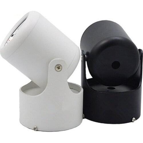 Super Bright COB LED Spot Light 10W 20W Surface Mounted Indoor Downlight Black White body 85-265V 360 degree Rotation Spot light