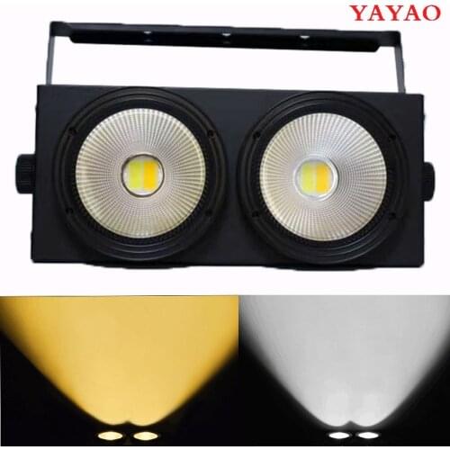 2eyes 2x100w LED COB DMX Stage Effect Blinder Light Cool and Warm White Professional & DJ 200W