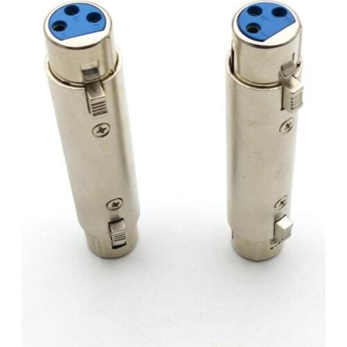 3 Pin XLR Female to Female Audio Microphone Mic Connector xlr female to xlr female ADAPTER