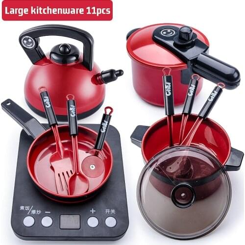 Childrens Play House Simulation Kitchen Toys Girl Cooking Cut Fruit Interest Development Learn Cookware Accessories Set