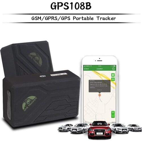 GPS108B GPS tracker Vehicle equipment with magnetic waterproof IP67 continuous automatic tracking overspeed/blind spot alarm