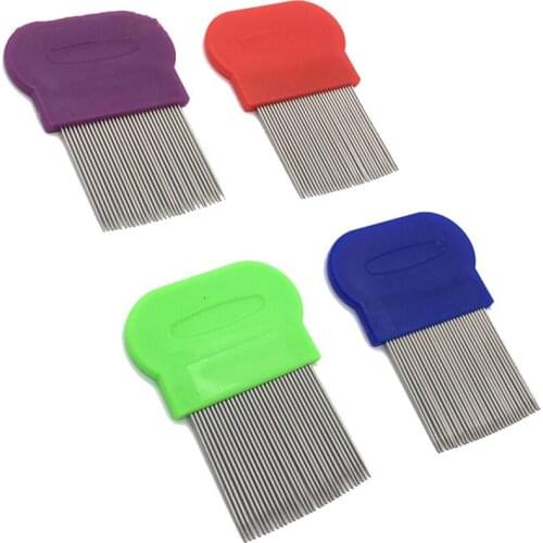 Pet Comb with High Strength Teeth Durable Pet Stain Remover Comb Pet Dog Cat Grooming Comb Hair Remover Non-Slip Grip Handle