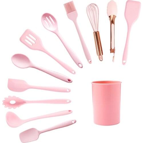 12pcs set keuken accessoires Kitchen gadgets Accesorios cocina Jogo de panelas antiadere Silica gel ustensiles de cuisine