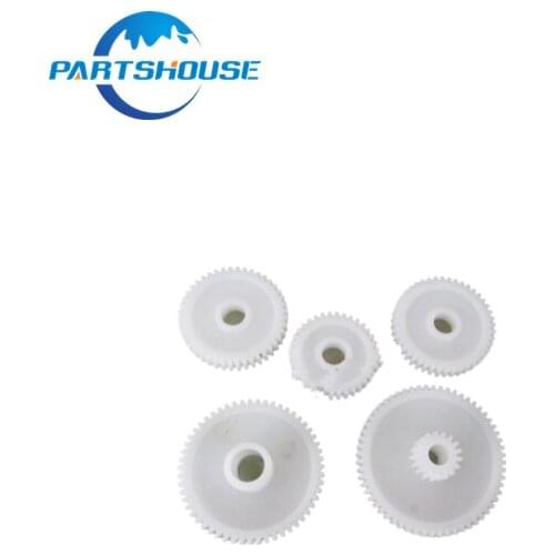 New Set/5pcs Gear Dot-matrix printer Motor gear set for Epson LQ-610K 615K 610KII KII side frame gear feed motor gear set