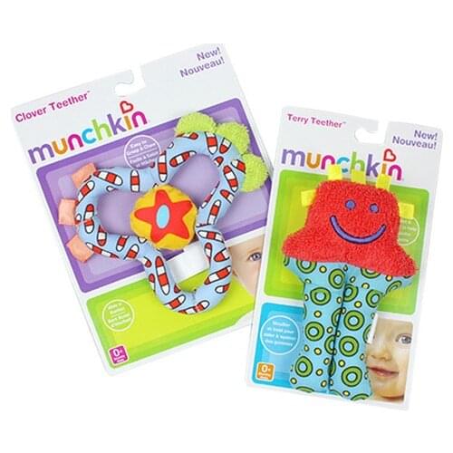 15cm Baby Rattles Mobiles Toy Clown Clover ring bell Infant Baby Grap Crib Stroller Toy 0+ months Plush Sound Newborn Play B0971