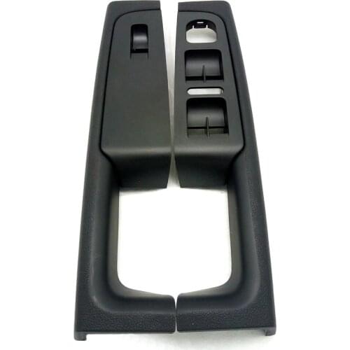 SKTOO For Skoda Superb door handle front left and right door armrest box inner handle frame, the lifter switch box black