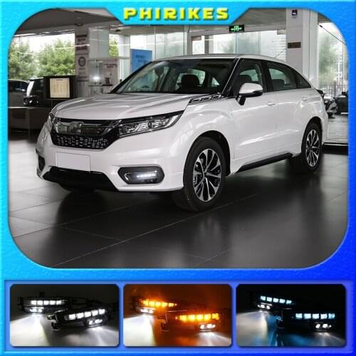 2PCS LED DRL Daytime Running Lights Daylight Waterproof Signal car Styling For Honda AVANCIER 2017 2018