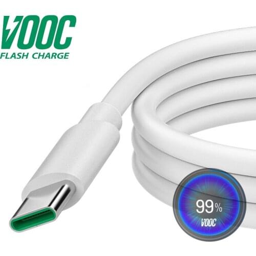 5A VOOC super Charge Wire Type C Cable Flash Fast Charger For OPPO A94 A93 A55 A53 Reno 4 lite 5G A52 A72 OPPO Realme 6 7 5 Pro