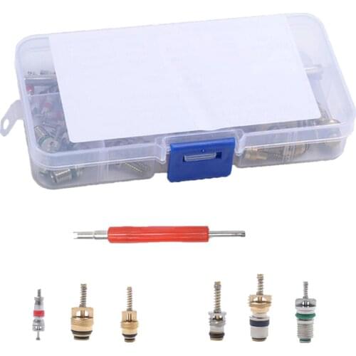 Brand New Durable 35Pcs R134a Air Conditioning Valve Core Assortment Tool