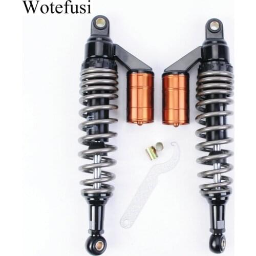Wotefusi Shock Absorbers 360MM 14.2" For Motorcycle Replacement Round Ends After Market Fit For Scooter ATV [PA523-PA524]