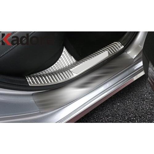 For Kia Cerato Forte K3 2019 2020 2021 Stainless Steel Inner Door Sill Scuff Plates Doors Sills Protectors Car Sticker