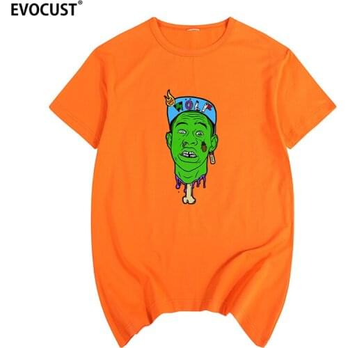 Golf Wang skull Tyler The Creator skate rapper hip hop music T-shirt Cotton Men T shirt New TEE TSHIRT Womens
