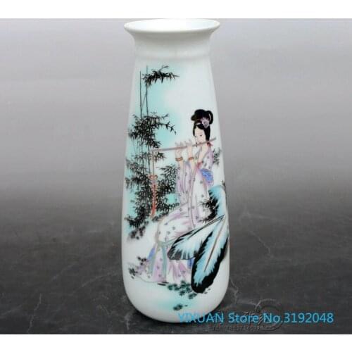 Collection of ancient porcelain vases, ancient beauty patterns, 4 optional home decoration crafts