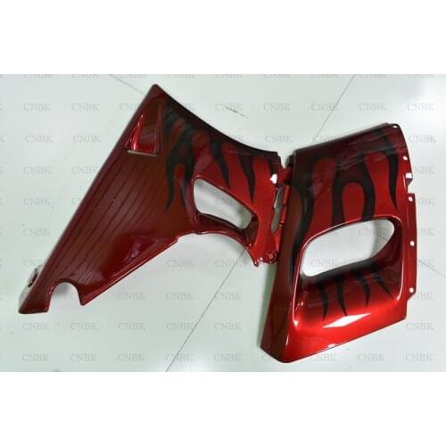 Bodywork for Zzr400 05 06 07 for Kawasaki Zzr400 Bodywork 99 00 Zzr400 Plastic Fairings 1993 - 2007 Pearl Red Black