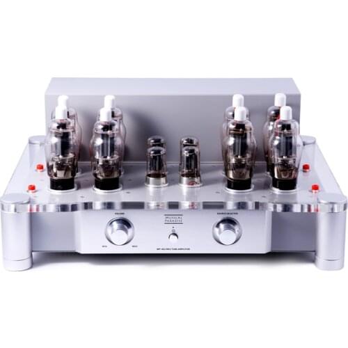 MUSICAL PARADISE MP-402 MK2 6SN7 6N7 FU25 x 8 Vacuum Tube Power Amplifier 70W x 2 Integrated AMP With Protective Cover