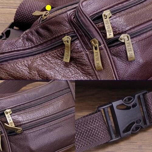 Men Waist Bag Zipper Fashion Solid Color Soft Casual For Mobile Phone Money Outdoor New